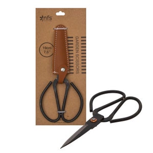Tijeras de floristería, herramientas para manualidades, accesorios, aspecto vintage, con funda y estuche para jardín