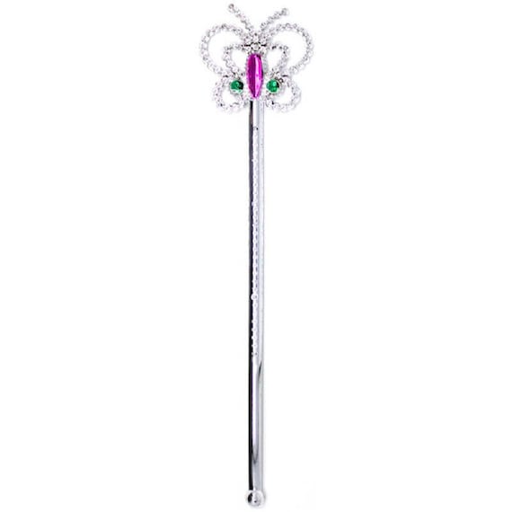 Fairy Wand Plastic Silver Costume Accessory Fairy Wand Plastic Silver Costume Accessory