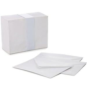 Mini Envelopes x50 Pequenos Brancos 85 mm x 110 mm Para Cartões RSVP de Casamento