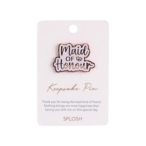 Regalo de dama de honor, pin de recuerdo de boda, obsequio de agradecimiento para la fiesta nupcial