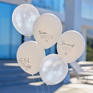 Hens Night Party Team Bride She Said Yes Balloons Bridal Shower Decorations