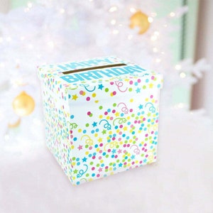 Alles Gute zum Geburtstag gut wünschen Kartenbox für Geldgeschenk Party Tischdekoration