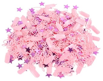 Babyshowerversieringen Its a Girl Roze feesttafel Confetti Scatters Craft