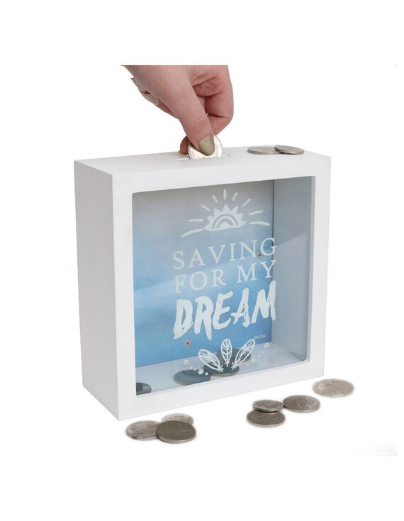 Dream Big money box. Dream Big money box.