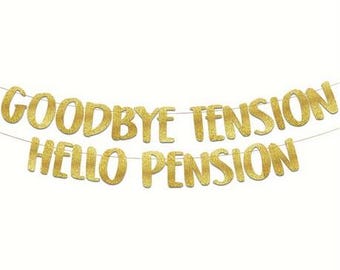 Happy Retirement Banner Funny Retired Party Decorations Farewell Work Supplies