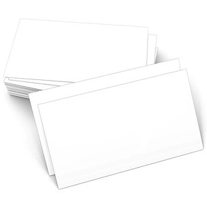 Etiquetas de regalo en blanco x 50 tarjetas de regalo blancas para manualidades, regalos y fiestas