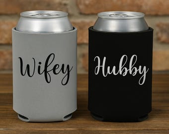 Portavasos para esposos y esposas: regalo de bodas para los novios o la pareja