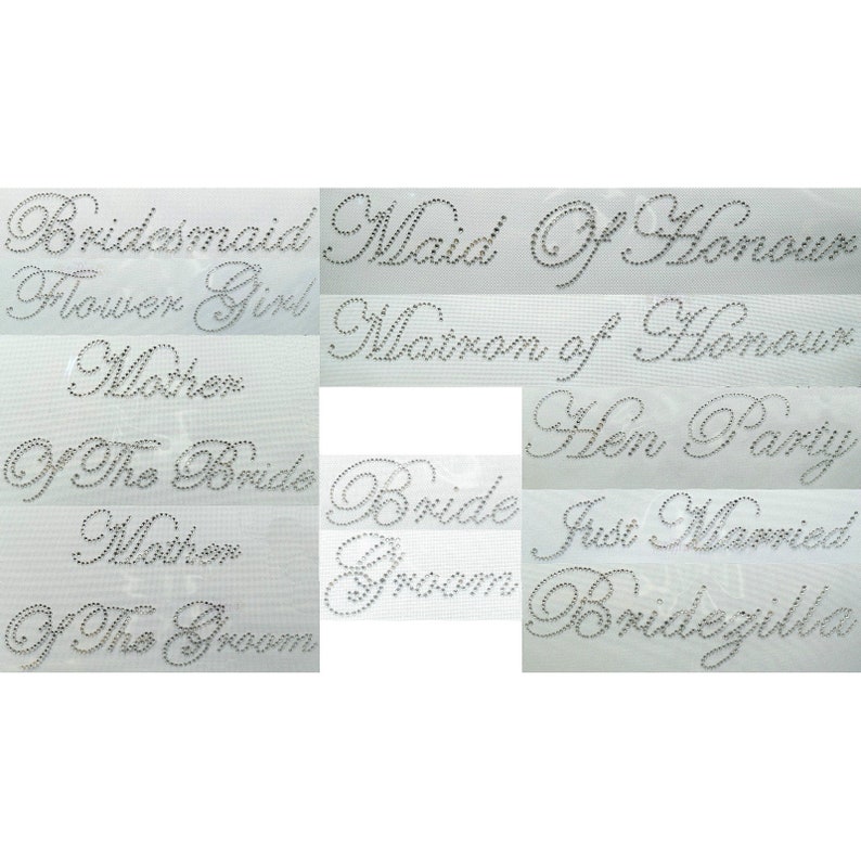 Iron-On Rhinestone Design Tribal Hearts Transfer Bling Diamonte Gem Motif