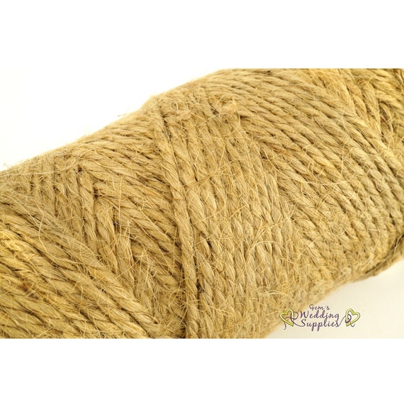 Twine Jute String for Craft Heavy Duty Natural Gift Wrapping Parcel Garden  -  Israel
