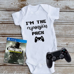 I&#39;m The Expansion Pack Onesie© - Funny Baby Onesie© - Newborn clothes - Baby Clothes - Cute - Funny - Gamer