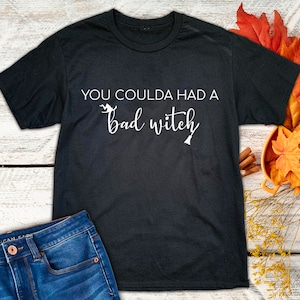 You Coulda Had A Bad Witch T-Shirt for Halloween, Fall Fashion, Teen Adult Costume Lizzo Inspired