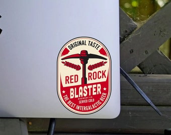 Deep Rock Galactic Red Rock Blaster Vinyl Sticker