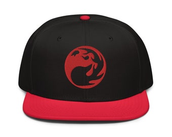 Magic the Gathering Red Mana Emblem Snapback Hat