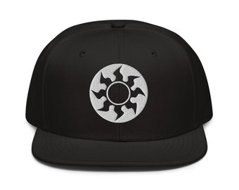 Magic the Gathering White Mana Emblem Snapback Hat