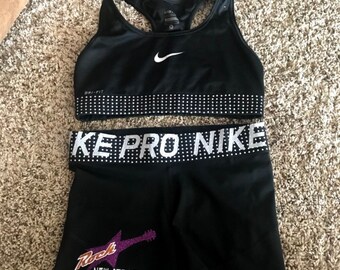 bedazzled sports bra