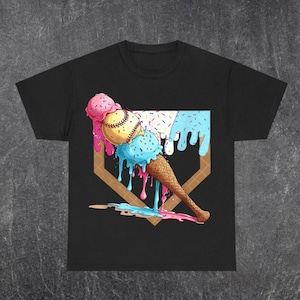 PNG Baseball Ice Cream Dripping Drip, baseball drip, baseball lifestyle png, baseball stuff, Game Day png, Digital Download