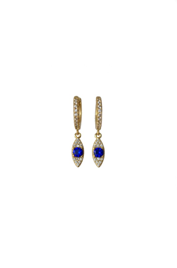 Cz evil eye hoops, cz huggies, evil eye cz huggies, evil eye hoops, small evil eye hoops, cz hoops, cz evil eye earrings