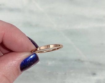 Keepsake Ring - Initial Ring - gold fill ring - signet ring