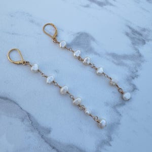 Essie Pearl Earrings - Pearl Earrings - freshwater pearl earrings