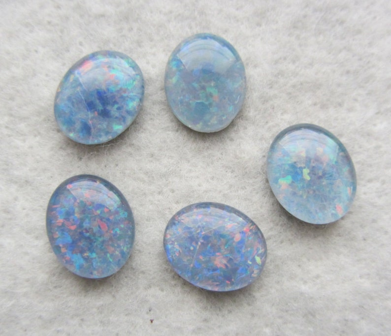 Natural Opal triplets from Australia lot of 5 stones