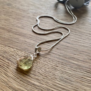 Watermelon Tourmaline Slice Pendant, in Sterling Silver