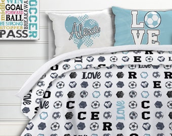 Girls Soccer Decor Etsy