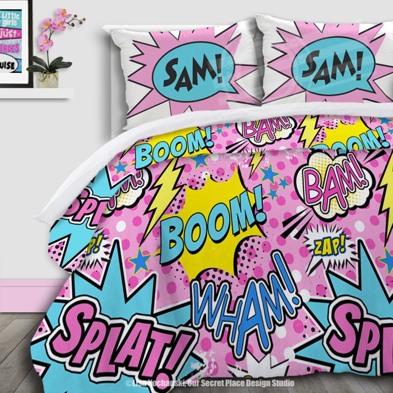 girls marvel bedding