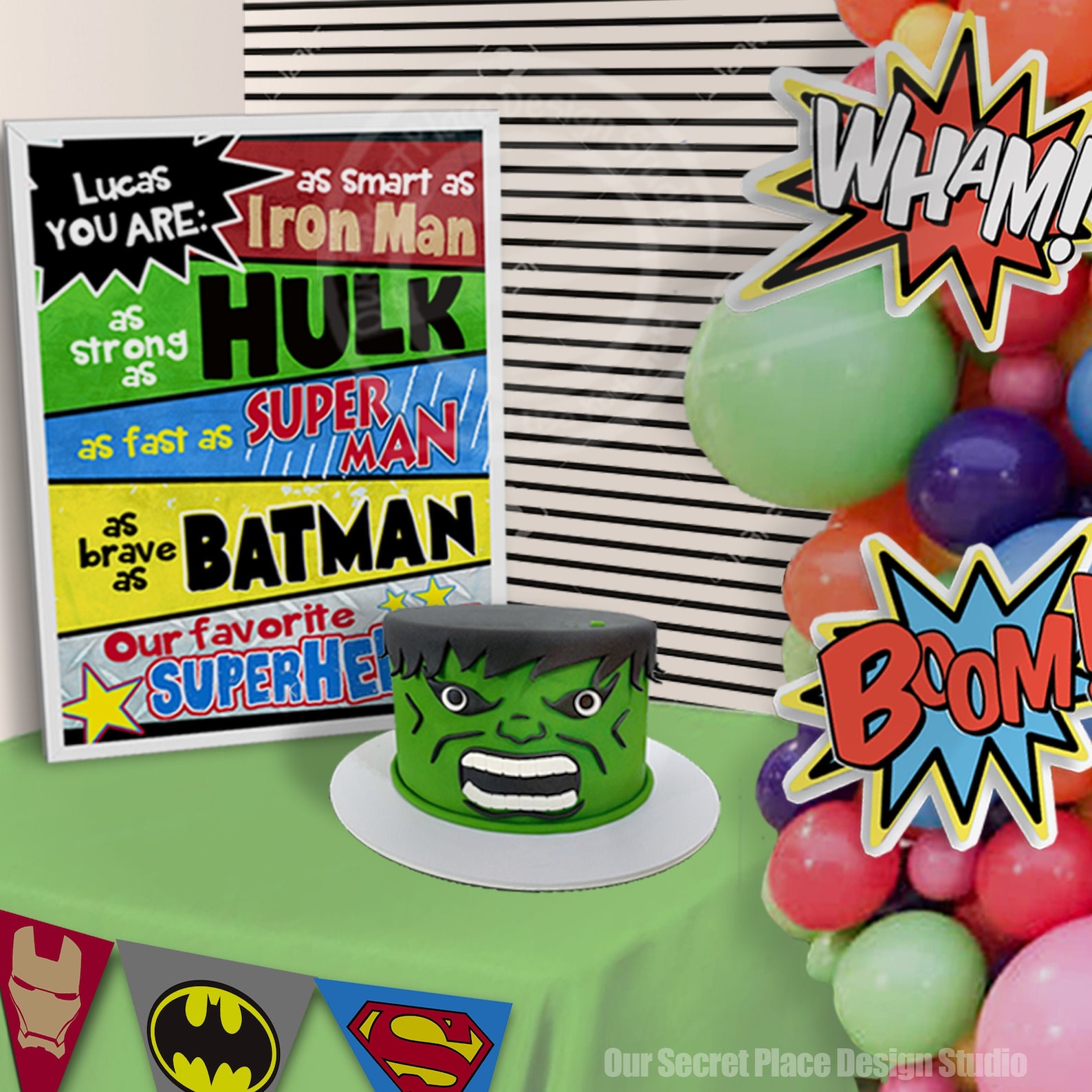 Superhero Wall Art Personalized Kids Wall Art Boys Nursery Art Etsy