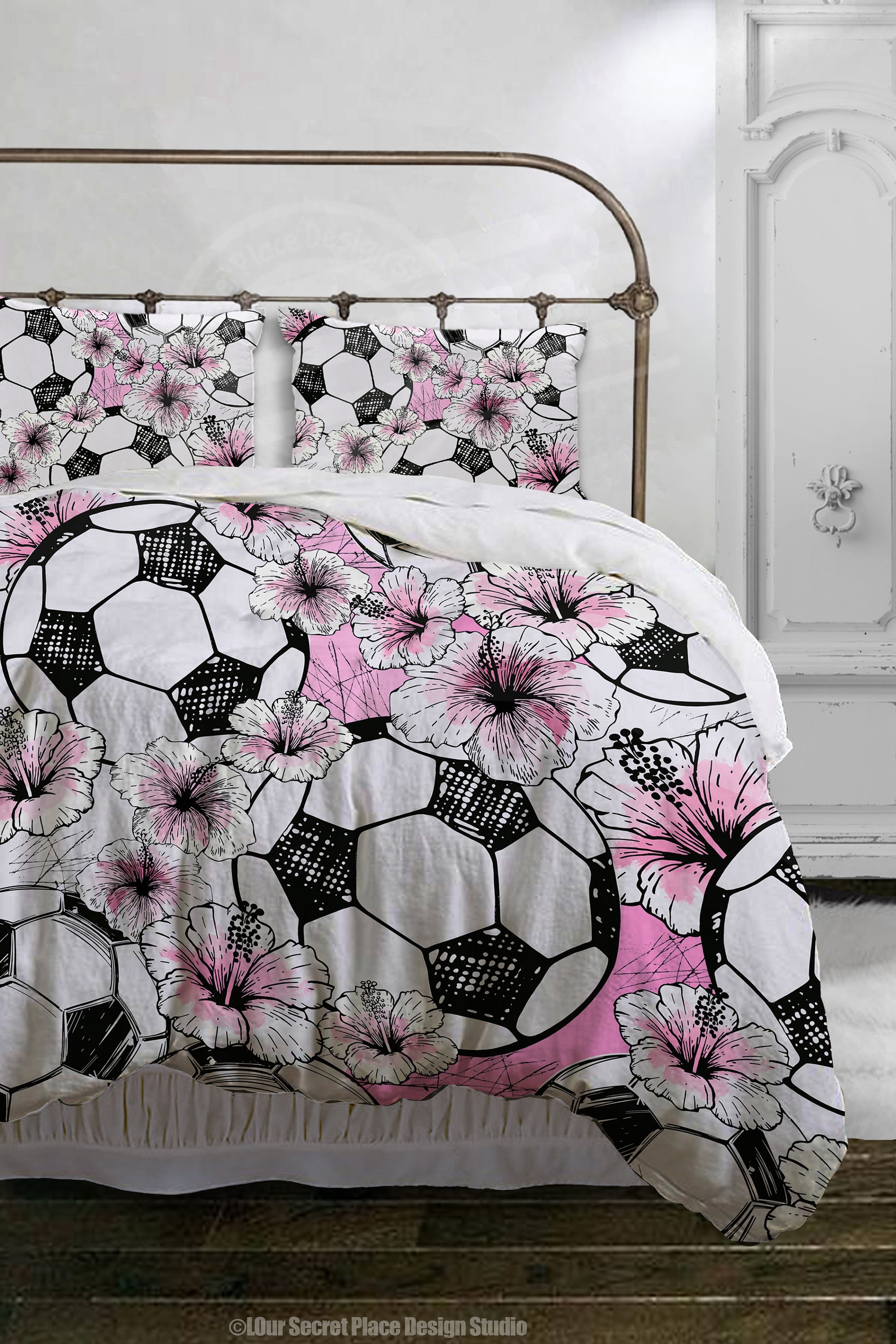 Preppy Duvet Cover Twin Floral, Pink Preppy Bedding, Cute Bedding Girl –  Literally Pretty