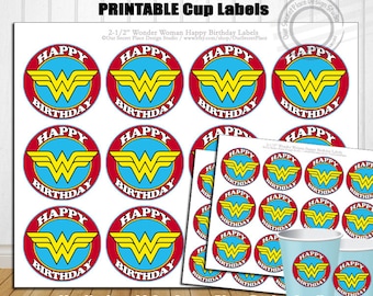 Nice Superhero Free Printable Stickers, Labels or Toppers. This images will  help you for doing decora…