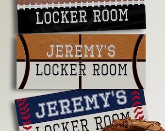Boys Personalized Baseball Sign Kids Custom Canvas Sports Nursery Sign Boys Personalized Bedroom Sign Kids Name Sign Wall Art Decor