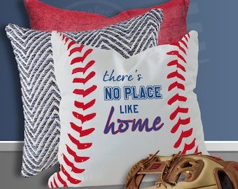 Kids Baseball Throw Pillow Sports Bedroom Cushion Baseball Bedroom Theme Kids Decorative Pillow Decor
