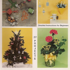 Craft Book: # PD7010 Beads that Please - Beaded Crafts How To Instructions Vintage
