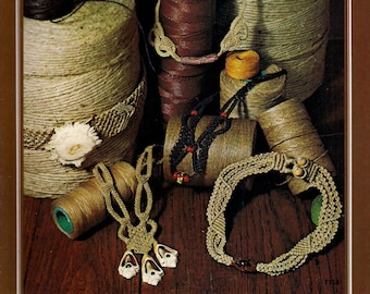 Vintage Symphony of Strings Macrame Jewelry & Belt Patterns