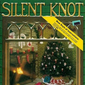 Vintage Craft boek-Silent Knot-macrame Christmas Holiday Patterns & instructies