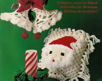 Vintage Macrame Holiday! Craft Book with patterns and instructions