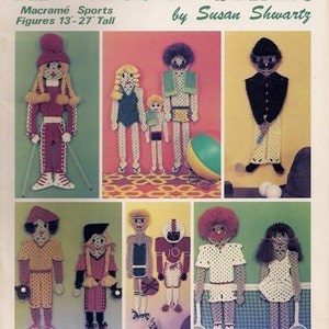 Vintage The Second String Macrame Sports - Craft book with patterns and instructions