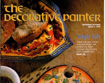 The Decorative Painter Magazine 1999 Issue 5 September-October Vintage Decorative Painting Patterns