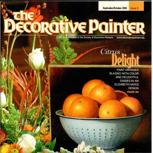 The Decorative Painter Magazine September/October 2003 Issue 5 Decorative Painting Patterns image 1