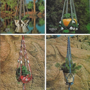 PDF ONLY Macra-Vision Plant Hanger and Hanging Table Patterns & Instructions Downloadable Book