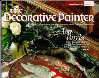 The Decorative Painter Magazine January/February 2003 Issue 1 Decorative Painting Patterns