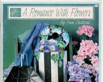 A Romance with Flowers Pam Childress Acrylic Decorative Painting Book