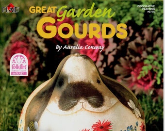 Great Garden Gourds Aurelia Conway Acrylic Decorative Painting Patterns Craft Book