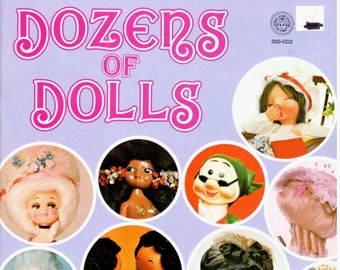 Dozen of Dolls Doll Making Patterns Vintage Craft Book