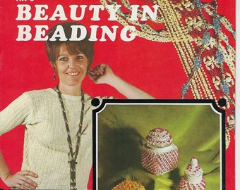 Beauty in Beading Vintage Jewelry Making How to Guide Craft Instruction Pattern Book