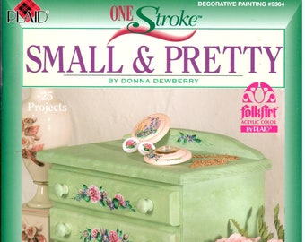 One Stroke Small & Pretty Dewberry Decorative Painting Patterns Craft Book
