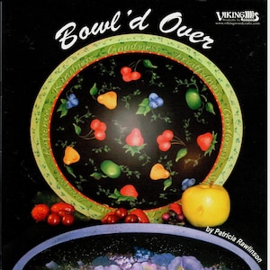 Bowl&#39;d Over Acrylic Decorative Painting Patterns Craft Book Patricia Rawlinson