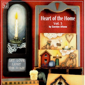 Heart of the Home Vol 3 Carolyn Altona Acrylic Decorative Painting Patterns Craft Book