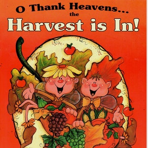 O Thank Heavens the Harvest Is In Annie Lang Decorative Painting Fall Patterns Craft Book