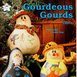 Gourdeous Gourds Vol 2 ジュリー・グラント アクリル装飾画パターン クラフトブック